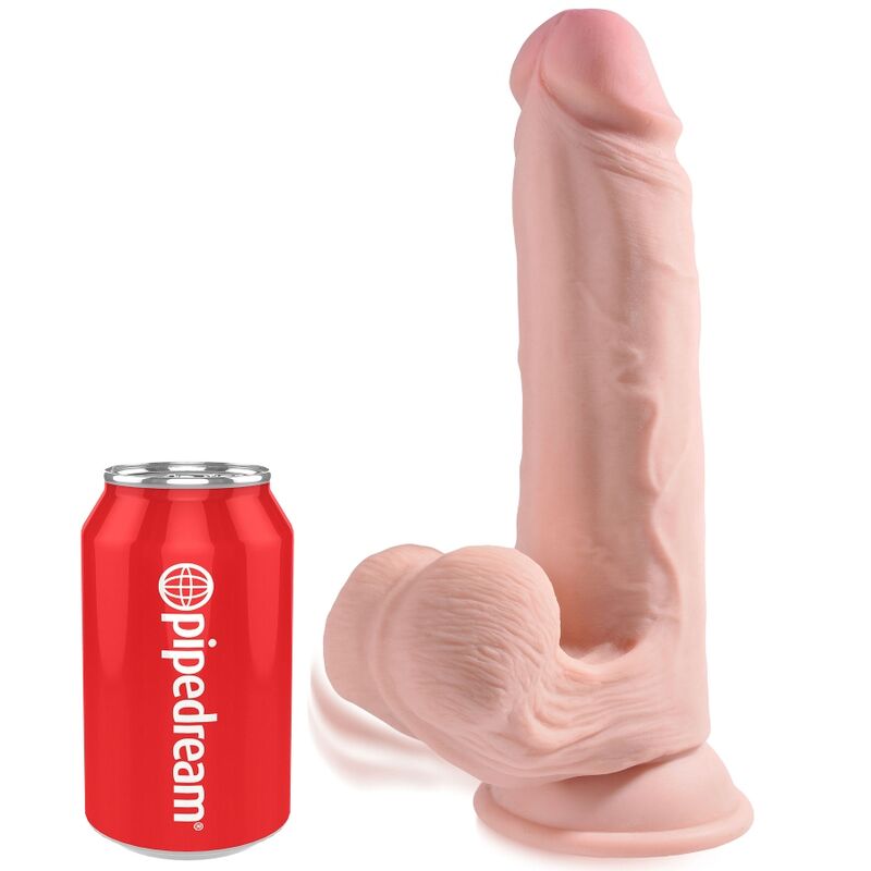 KING COCK PLUS 3D COCK SWINGING BALLS 20,3 CM
