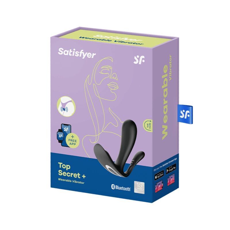 VIBRATORE SATISFYER TOP SECRET PLUS NERO