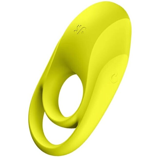 ANELLO FALLICO VIBRANTE SPECTACULAR DUO SATISFYER - GIALLO