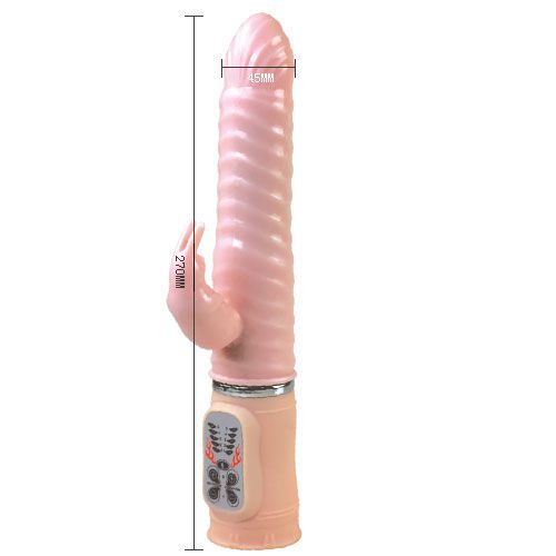 VIBRATORE RISCALDATO ROTEANTE HEAT FIRE BUNNY