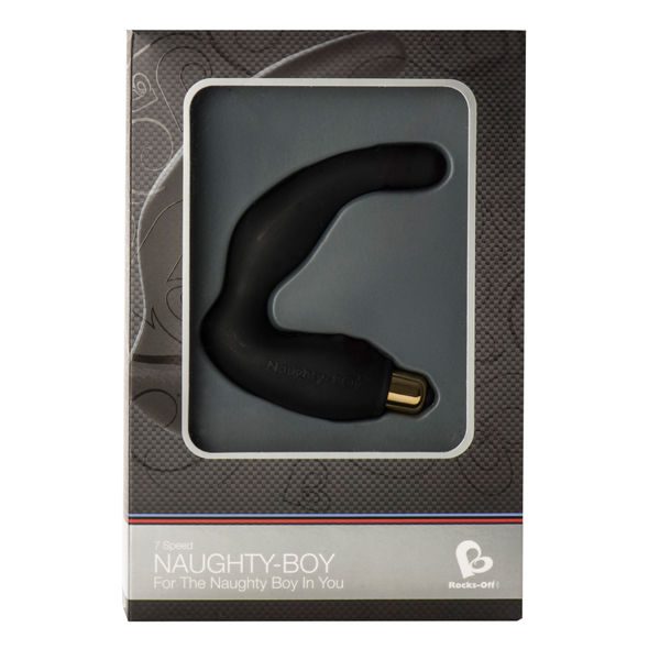 MASSAGGIATORE VIBRANTE NAUGHTY-BOY 7 VELOCITÀ NERO