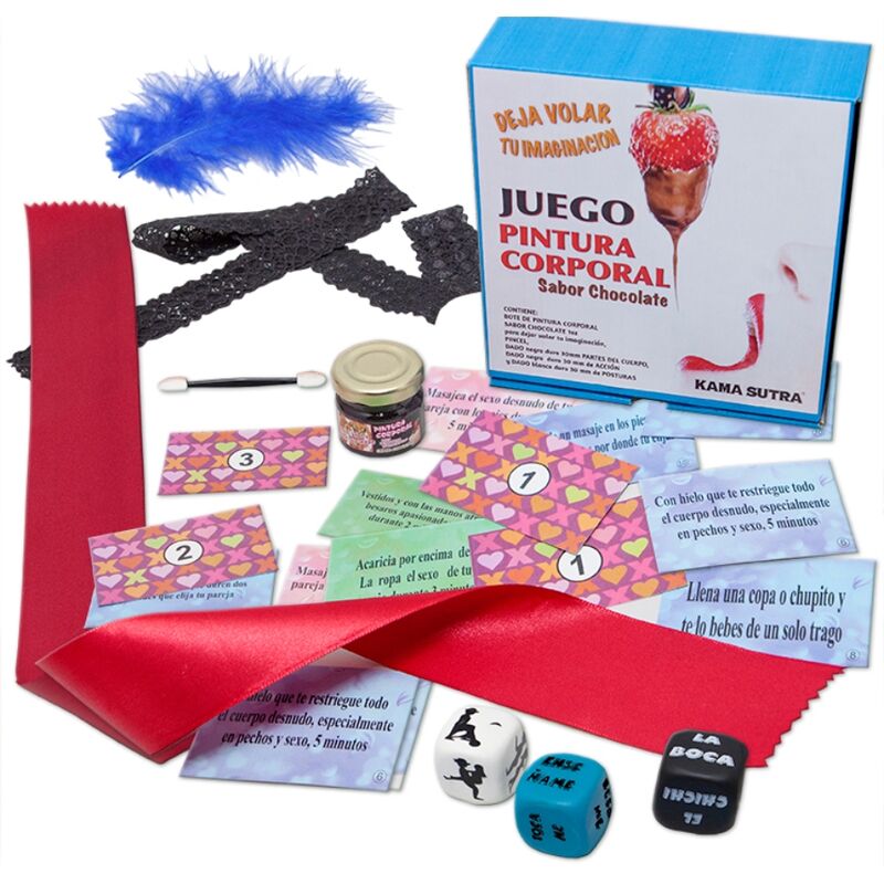 GIOCO A DADI CON BODY PAINT - DIABLO PICANTE