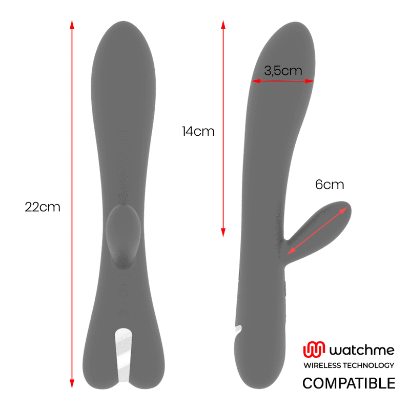 BRILLY GLAM ERIK VIBRATORE WATCHME COMPATIBILE CON LA TECNOLOGIA WIRELESS