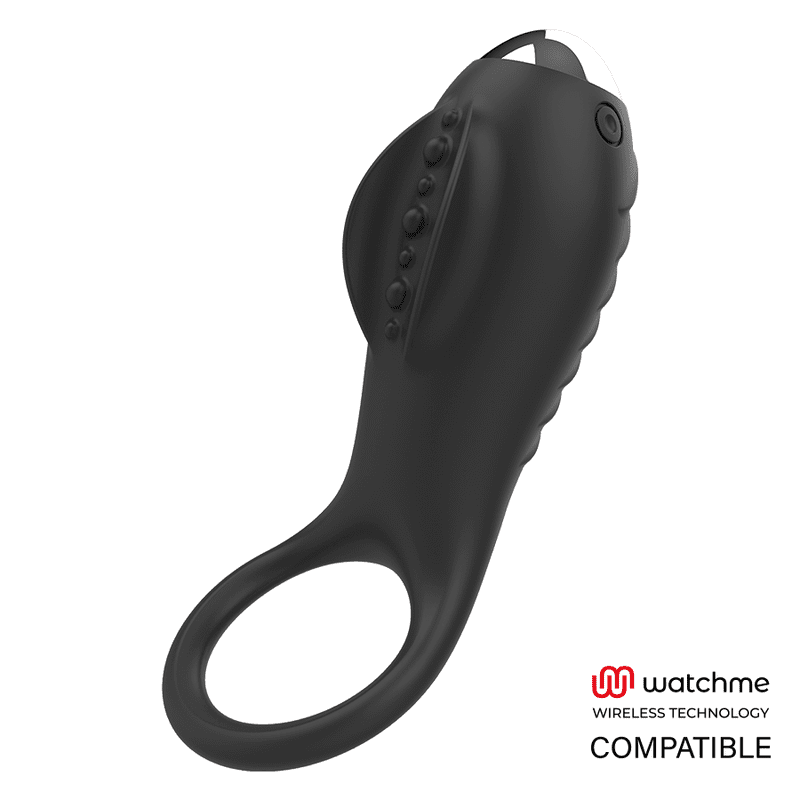ANELLO FALLICO VIBRANTE + STIMOLATORE CLITORIDEO BRILLY GLAM ALAN WATCHME COMPATIBILE CON TECNOLOGIA WIRELESS