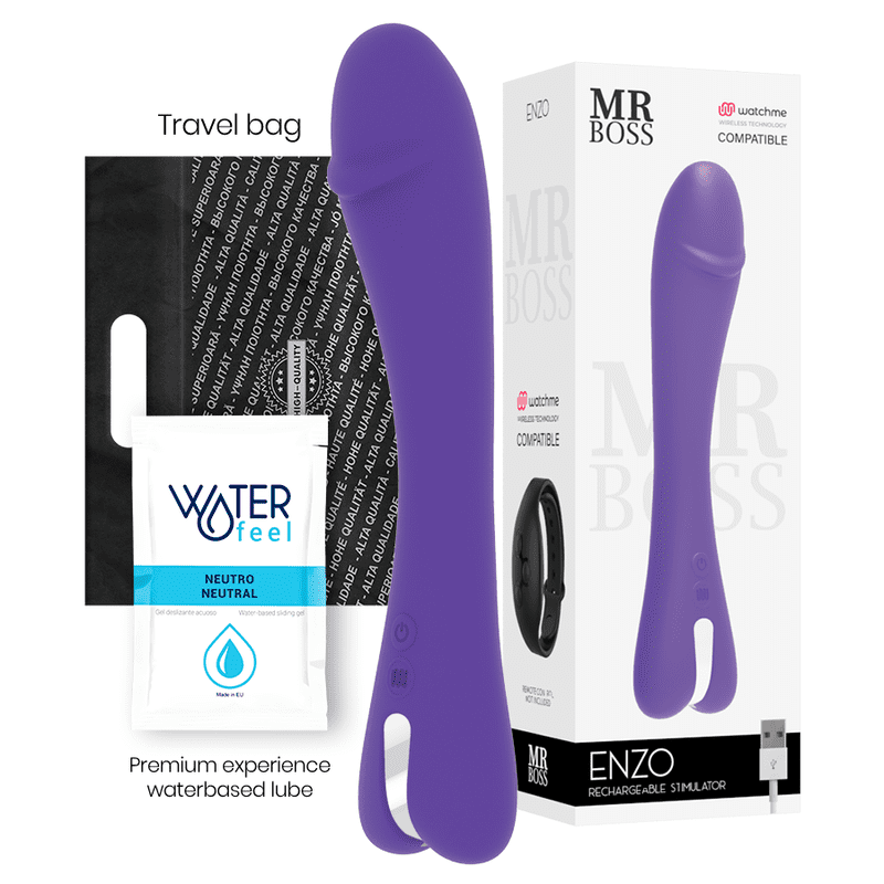 MR BOSS ENZO VIBRATORE COMPATIBILE CON WATCHME WIRELESS TECHNOLOGY