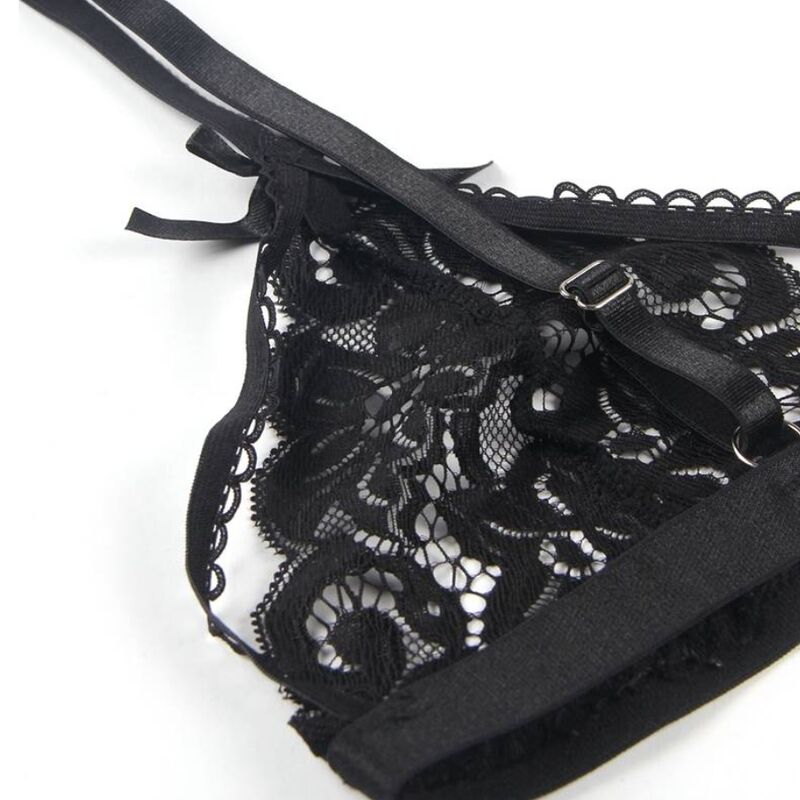 SET 3 PEZZI REGGISENO TANGA REGGICALZE SUBLIME