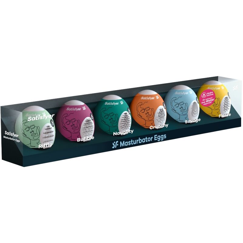 UOVA SATISFYER MASTURBATOR - SET 6 UNITÀ