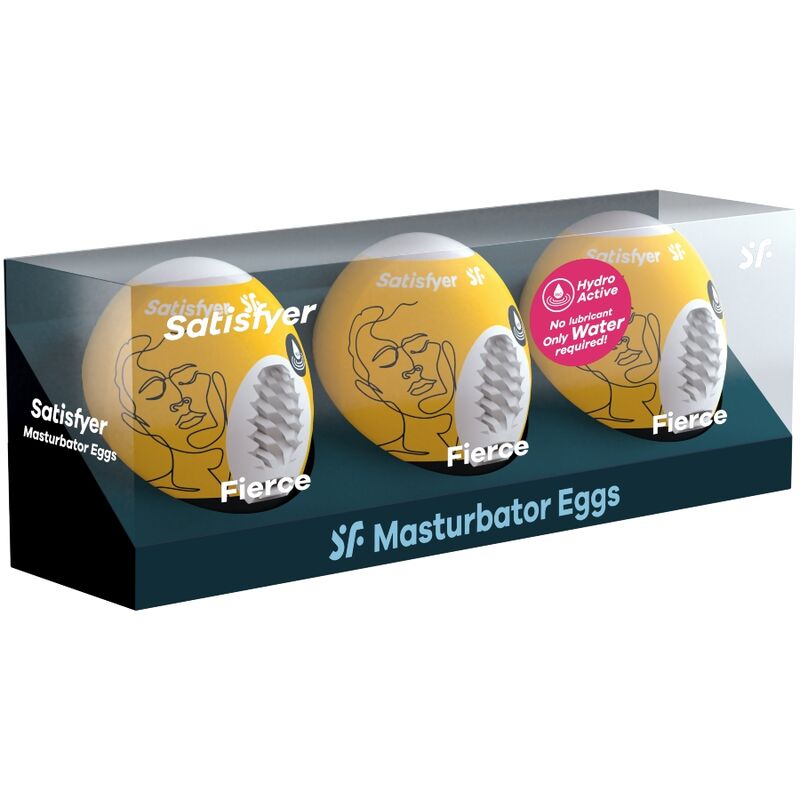 SATISFYER 3 UOVA MASTURBATORE - FEROCE