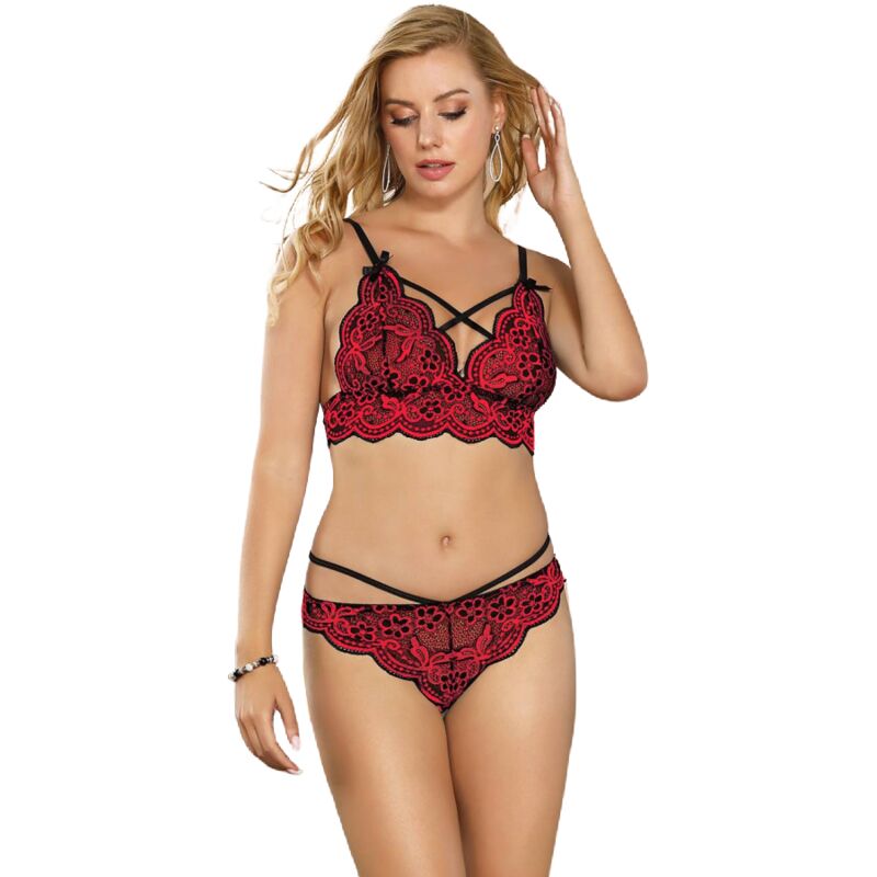 SUBLIME COMPLETO DUE PEZZI IN PIZZO E PANTALONCINO M/M