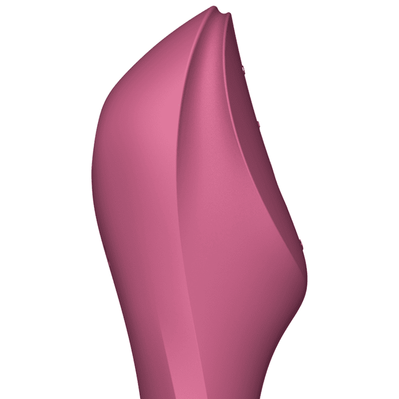 VIBRATORE A IMPULSI D''ARIA SATISFYER CURVY TRINITY 3 - ROSSO