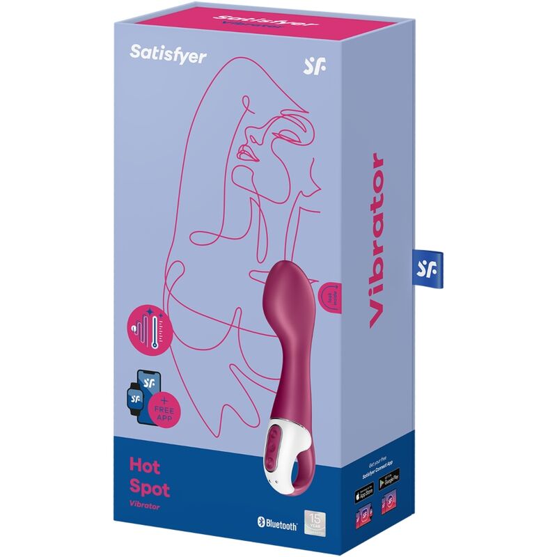 VIBRATORE RISCALDATO PUNTO G - SATISFYER HOT SPOT