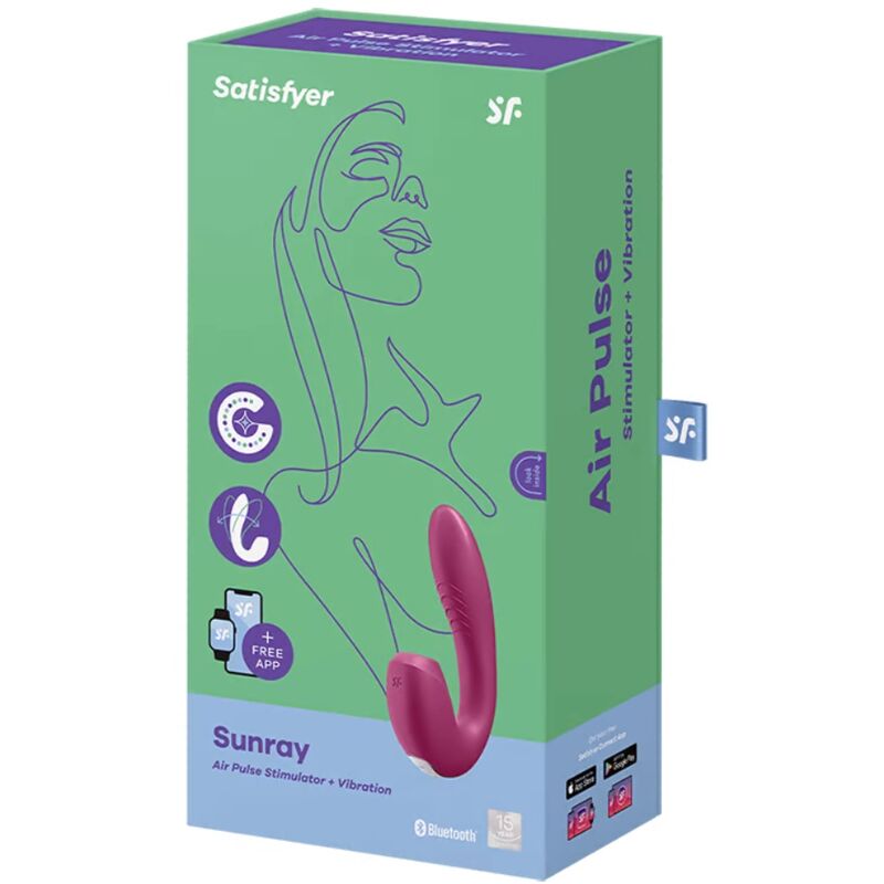 STIMOLATORE A VIBRAZIONE SUNRAY SATISFYER - ROSSO
