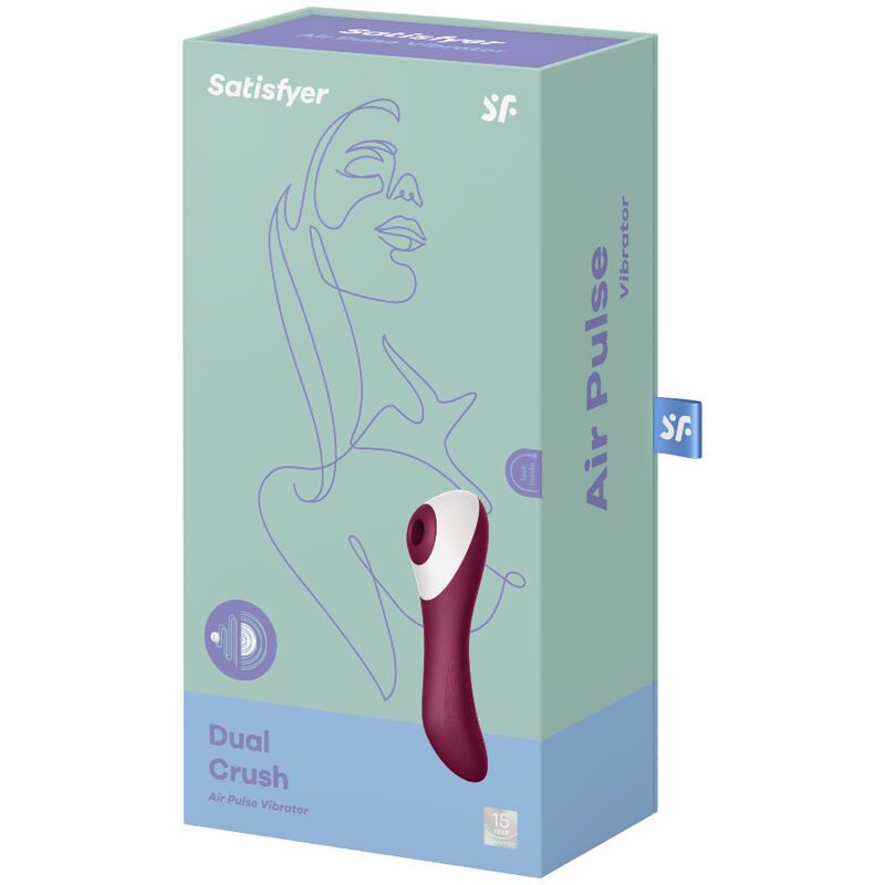 STIMOLATORE E VIBRATORE SATISFYER DUAL CRUSH