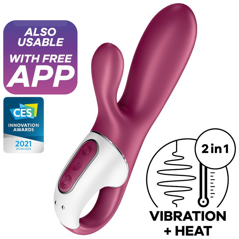 VIBRATORE MASSAGGIATORE PUNTO G SATISFYER HOT BUNNY