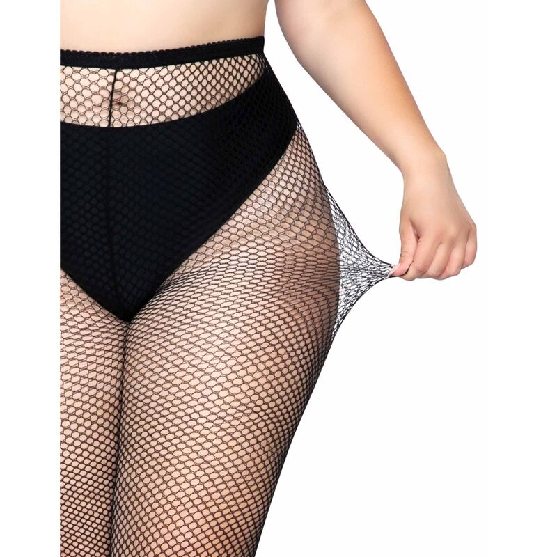 LEG AVENUE MEDIAS EN RED - NERO TAGLIA GRANDE