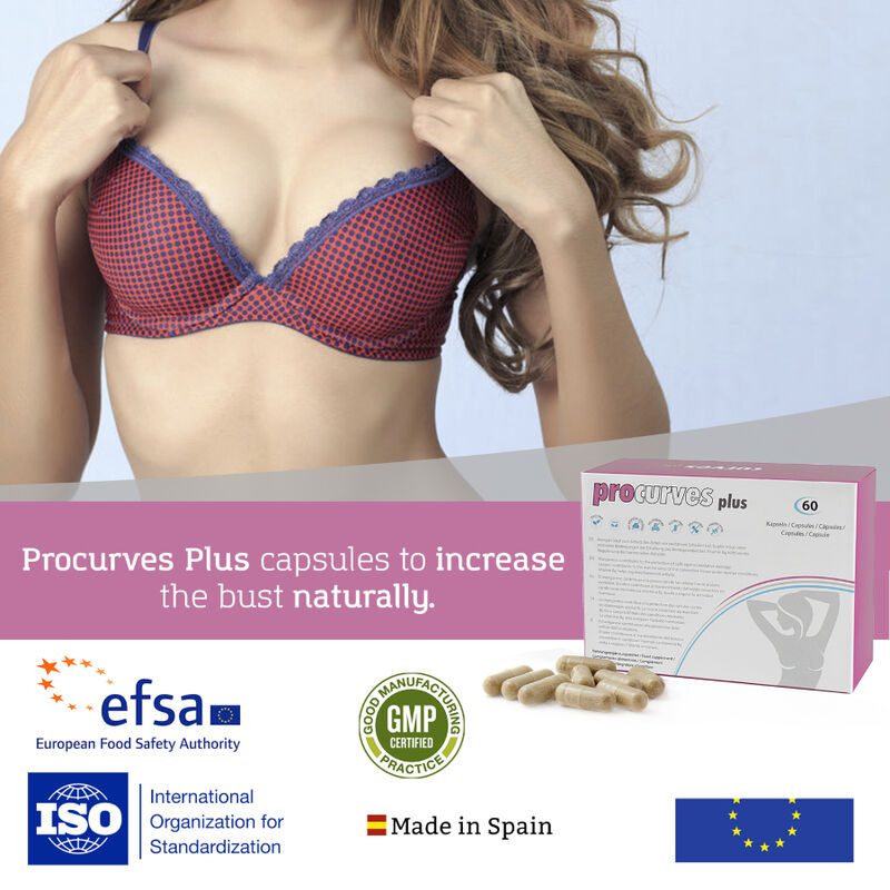 PROCURVES PIÙ PILLOLE NATURALEI PER IL MIGLIORAMENTO DEL SENO