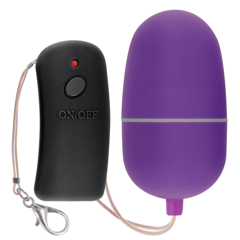 UOVO VIBRANTE CON TELECOMANDO ONLINE - NERO / VIOLA