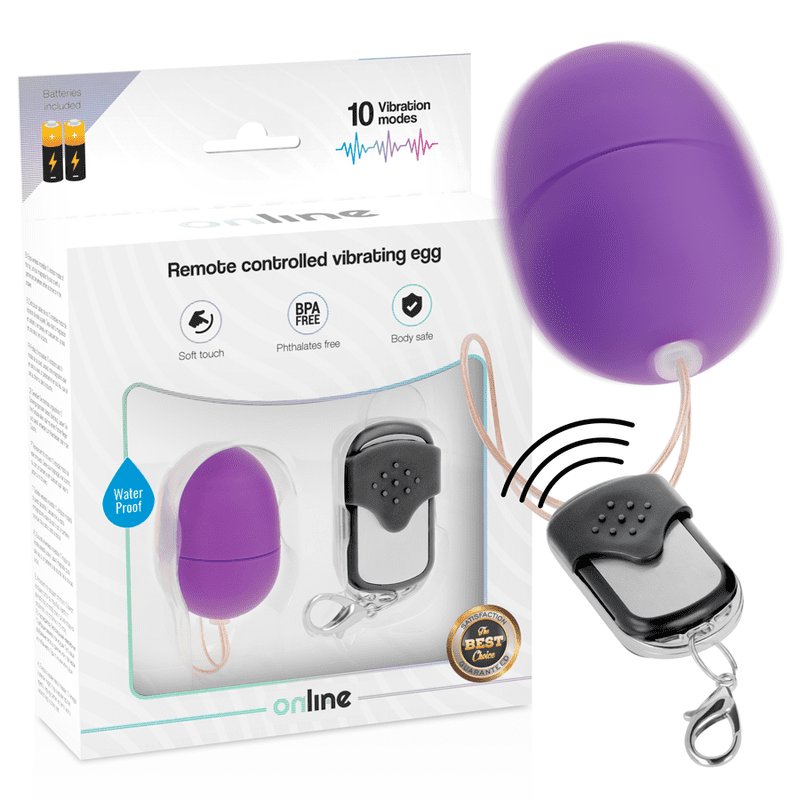UOVO VIBRANTE S CON TELECOMANDO ONLINE - VIOLA