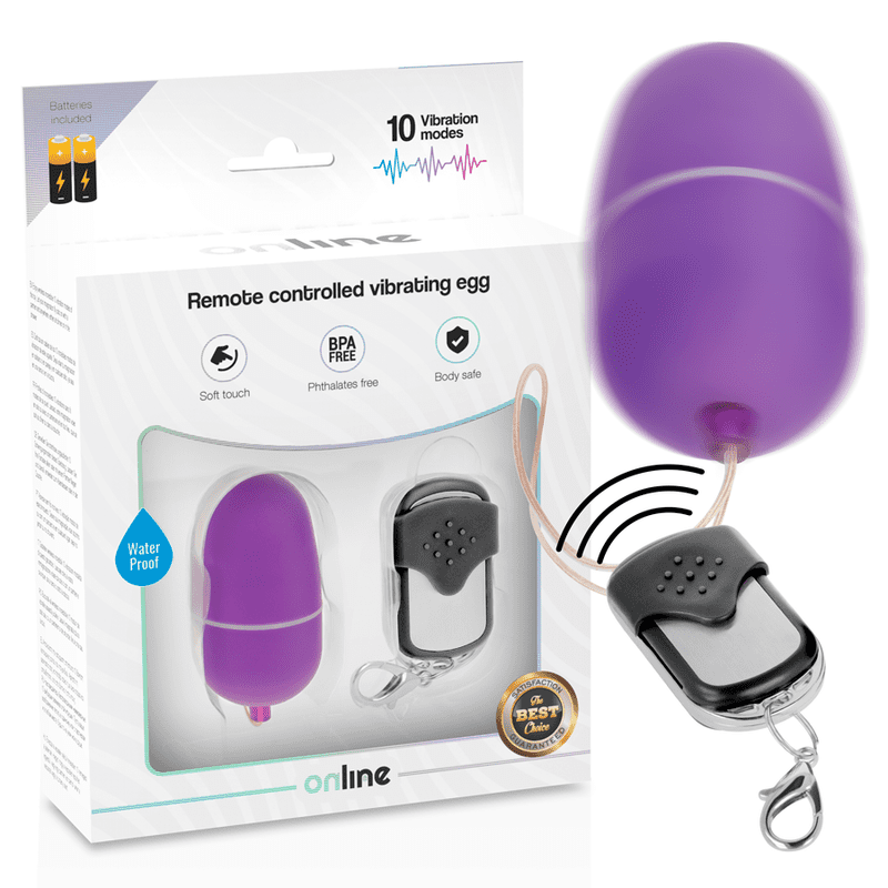 UOVO VIBRANTE M CON TELECOMANDO ONLINE - VIOLA