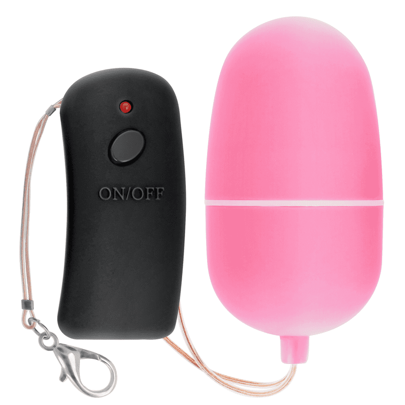 UOVO VIBRANTE CON TELECOMANDO ONLINE - NERO / ROSA