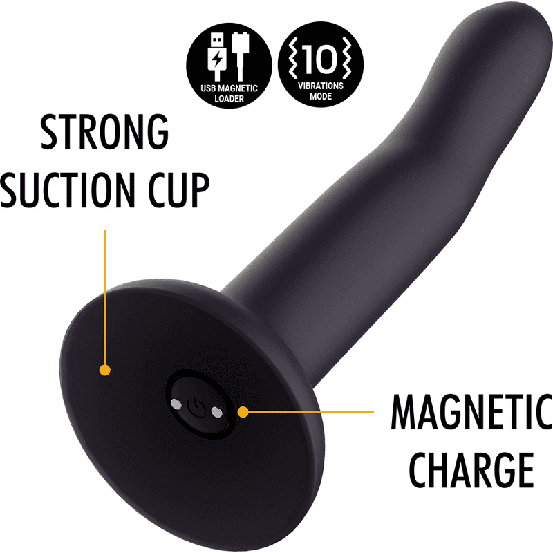 VIBRATORE COMPATIBILE CON WATCHME WIRELESS TECHNOLOGY - MYTHOLOGY DUMAN MYSTIC DILDO L