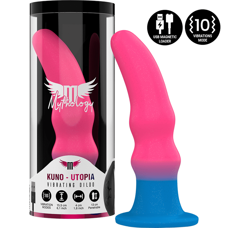 MYTHOLOGY KUNO UTOPIA DILDO M - VIBRATORE COMPATIBILE CON WATCHME WIRELESS TECHNOLOGY