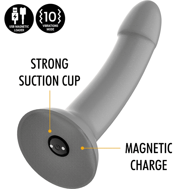 VIBRATORE COMPATIBILE CON WATCHME WIRELESS TECHNOLOGY - MYTHOLOGY RUNE MAJESTIC DILDO S