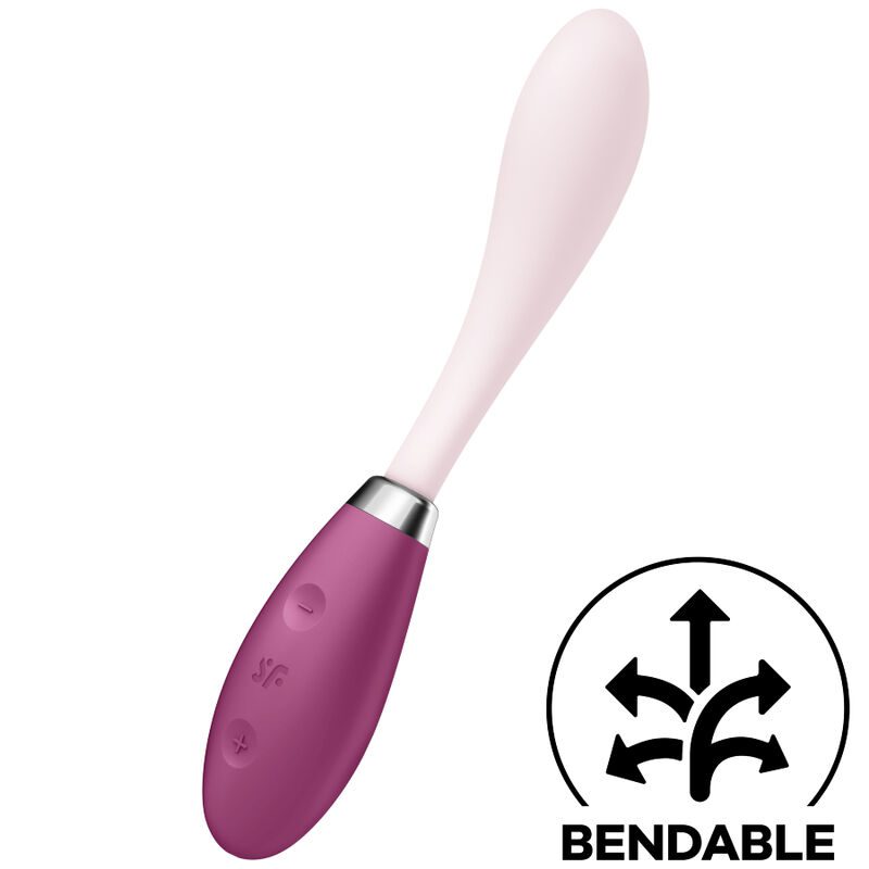 MULTI VIBRATORE SATISFYER PUNTO G FLEX 3 - ROSSO