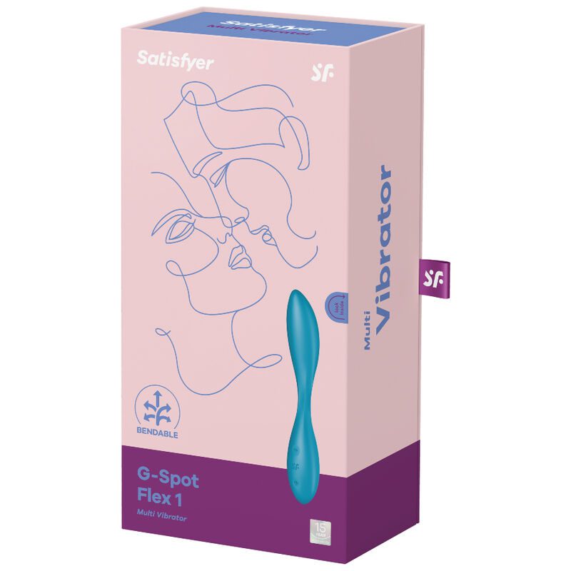 MULTI VIBRATORE SATISFYER PUNTO G FLEX 1 - BLU