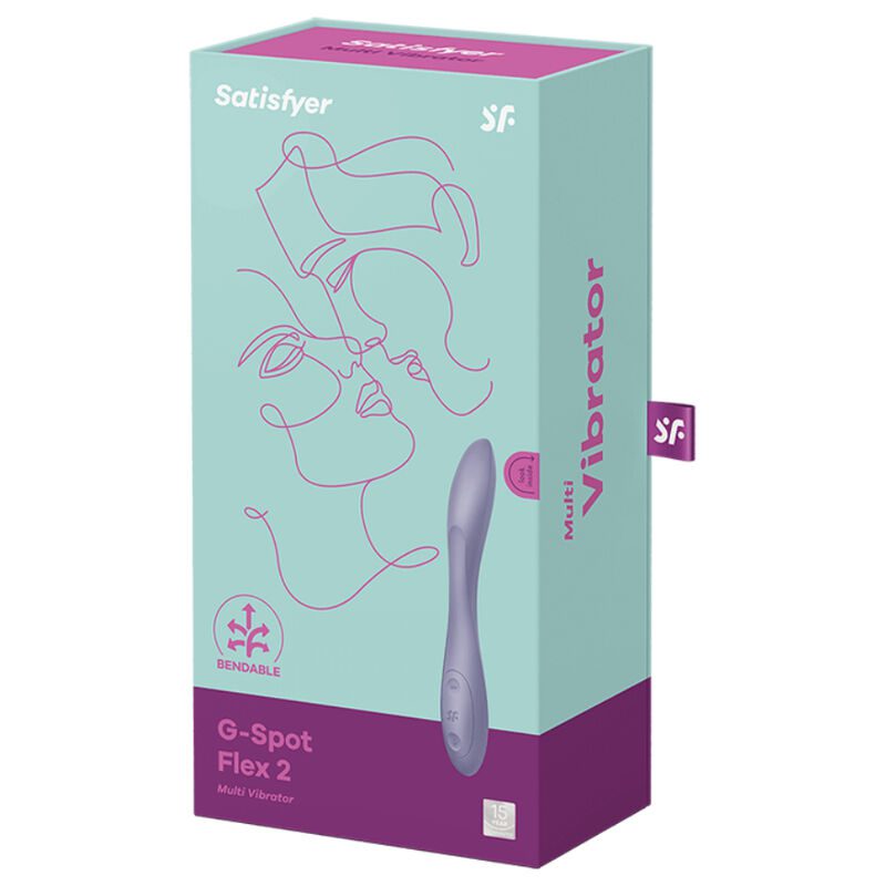 VIBRATORE MULTIUSO SATISFYER PUNTO G FLEX 2 - VIOLA