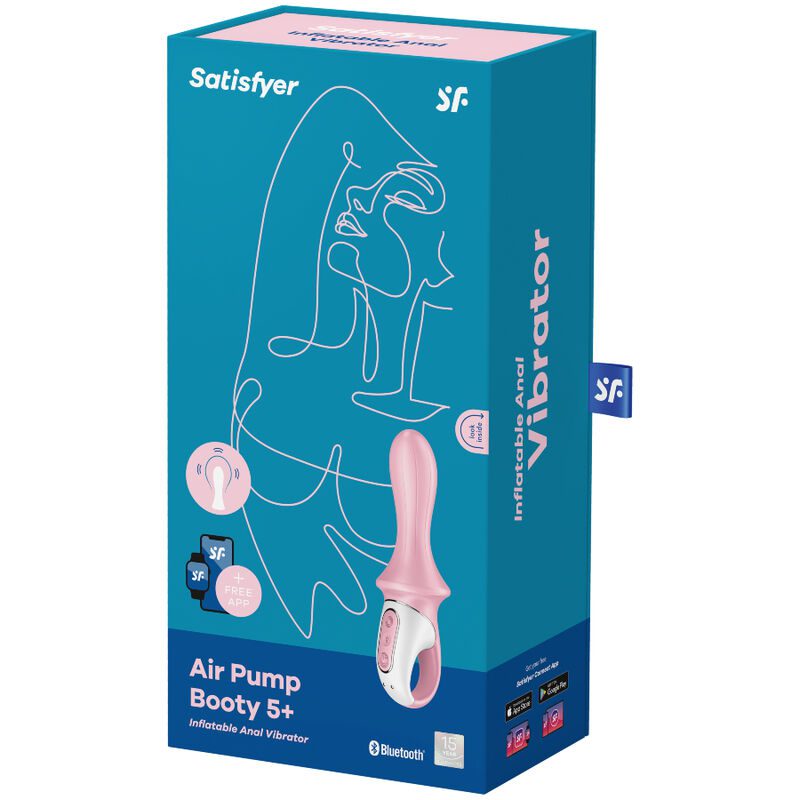 VIBRATORE ANALE/VAGINALE GONFIABILE