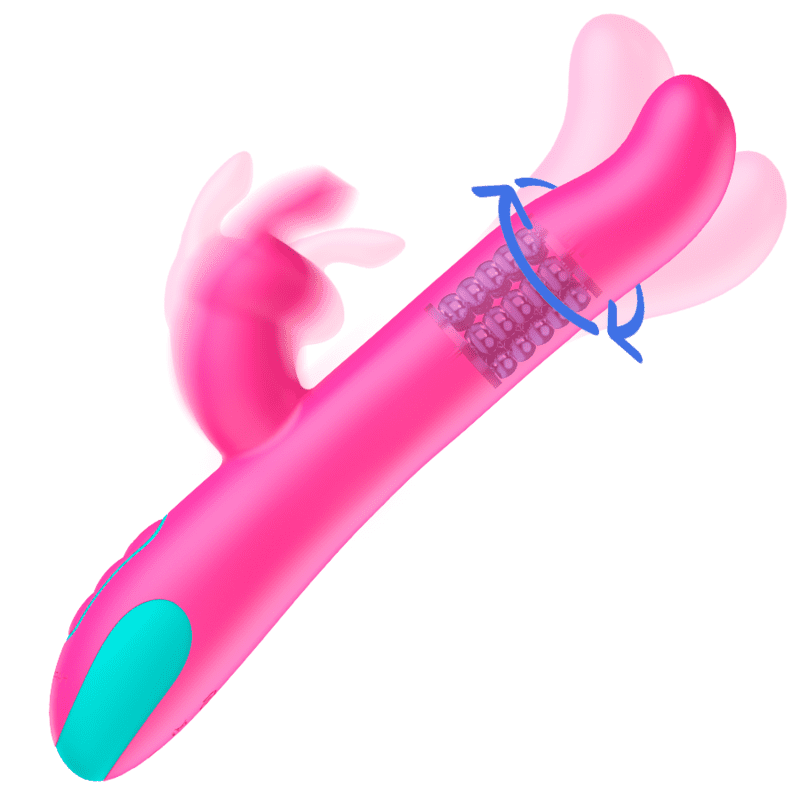 VIBRATORE  ROTANTE COMPATIBILE CON WATCHME WIRELESS TECHNOLOGY - HAPPY LOKY PLUTO RABBIT