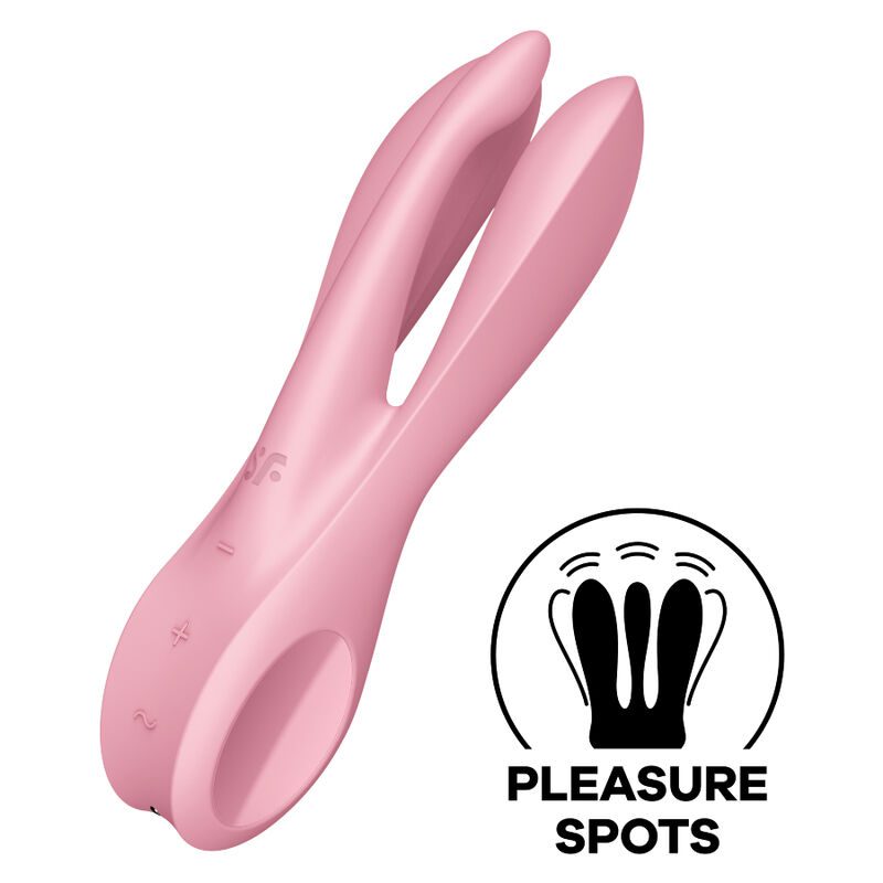 VIBRATORE SATISFYER THREESOME 1 - ROSA