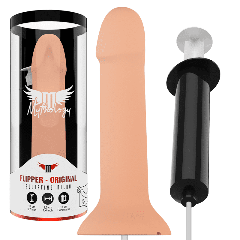 DILDO TAGLIA M CON EIACULATORE - MYTHOLOGY FLIPPER