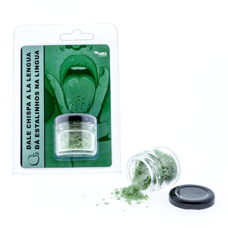 CARAMELLA TALOKA - BRILLANTE PER LA LINGUA! GUSTO MELA VERDE