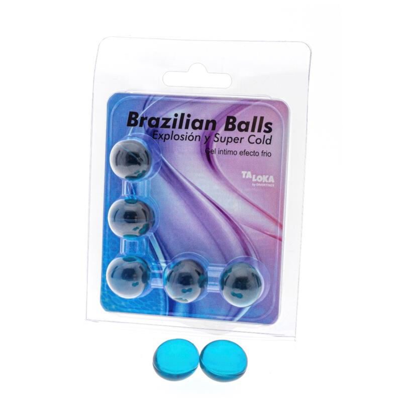 TALOKA - 5 PALLINE BRASILIANI GEL EMOZIONANTE EFFETTO FREDDO