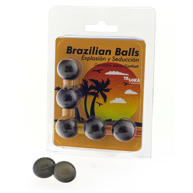 TALOKA - 5 PALLINE BRASILIANI GEL EMOZIONANTE EFFETTO COMFORT