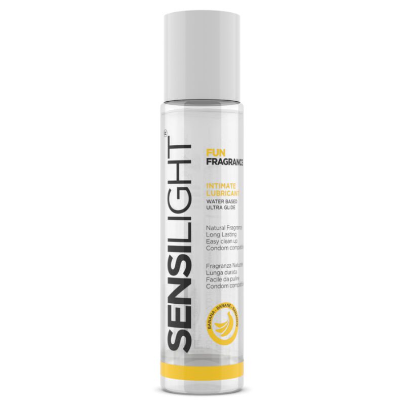 GEL LUBRIFICANTE BASE ACQUA GUSTO BANANA SENSILIGHT ULTRA GLIDE - 60 ML