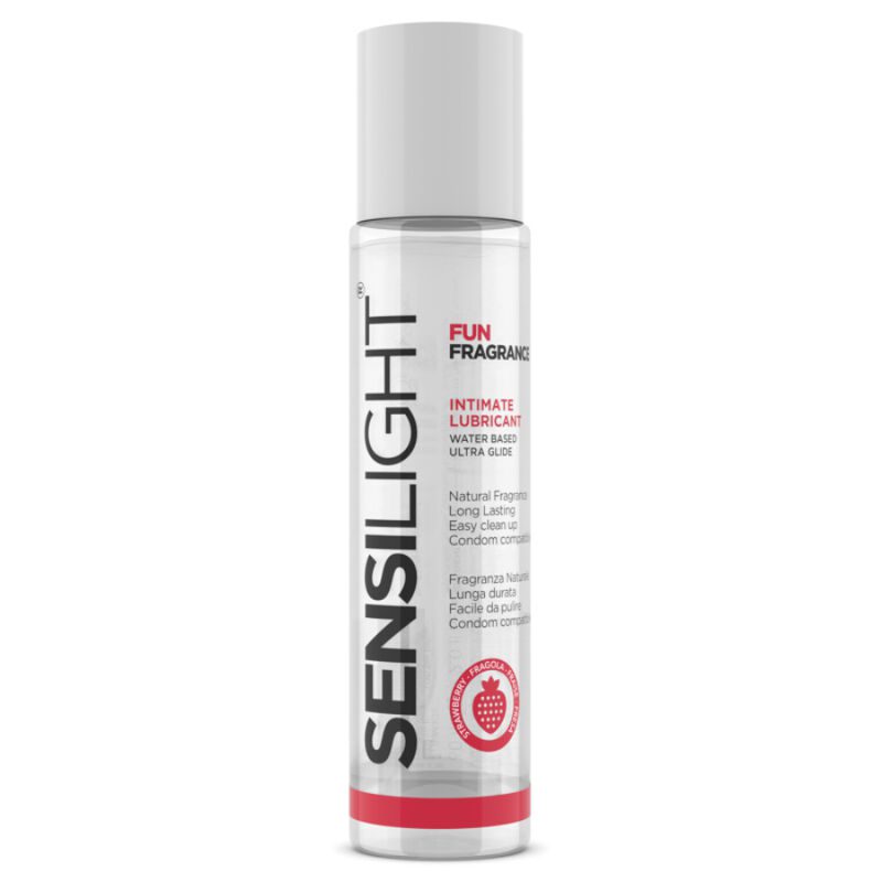 GEL LUBRIFICANTE BASE ACQUA GUSTO FRAGOLA SENSILIGHT ULTRA GLIDE - 60 ML