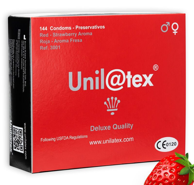 CONSERVANTI UNILATEX ROSSO / FRAGOLA 144 UNITÀ