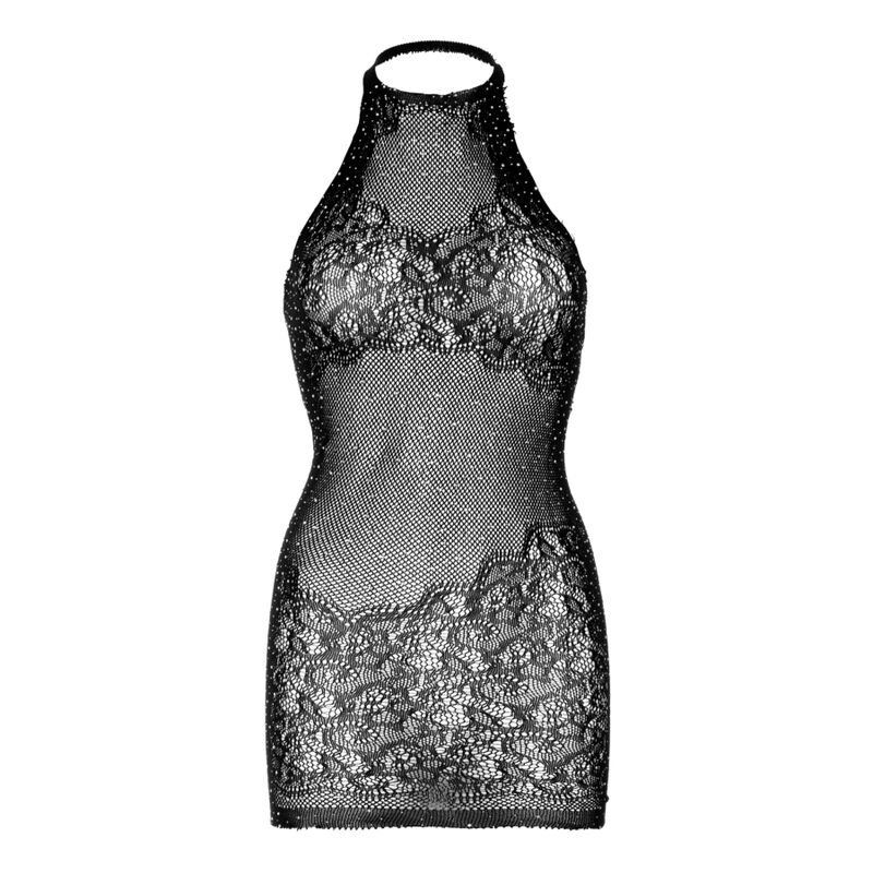ABITO IN PIZZO CON STRASS LEG AVENUE - TAGLIA UNICA