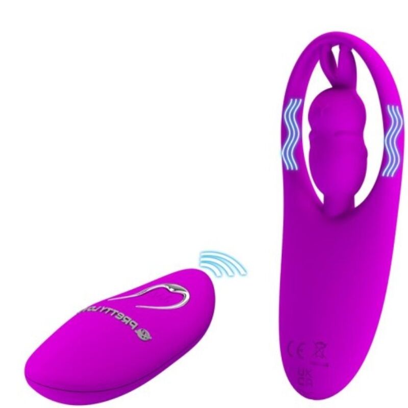 STIMOLATORE CLITORIDEO CON TELECOMANDO PRETTY LOVE - VIOLA
