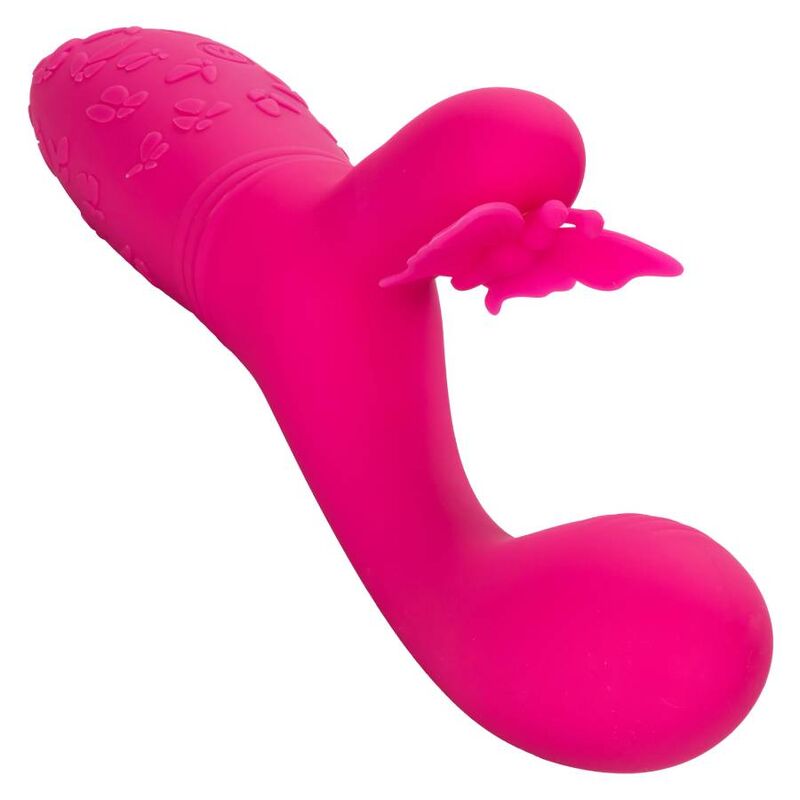 MASTURBATORE FEMMINILE 10 FUNZIONI CALIFORNIA EXOTICS BUTTERFLY KISS FLUTTER ROSA