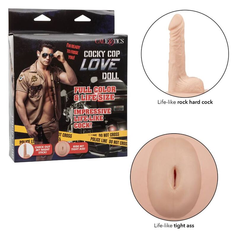 DILDO REALISTICO CON 2 BUCHI CALIFORNIA EXOTICS COCKY COP LOVE
