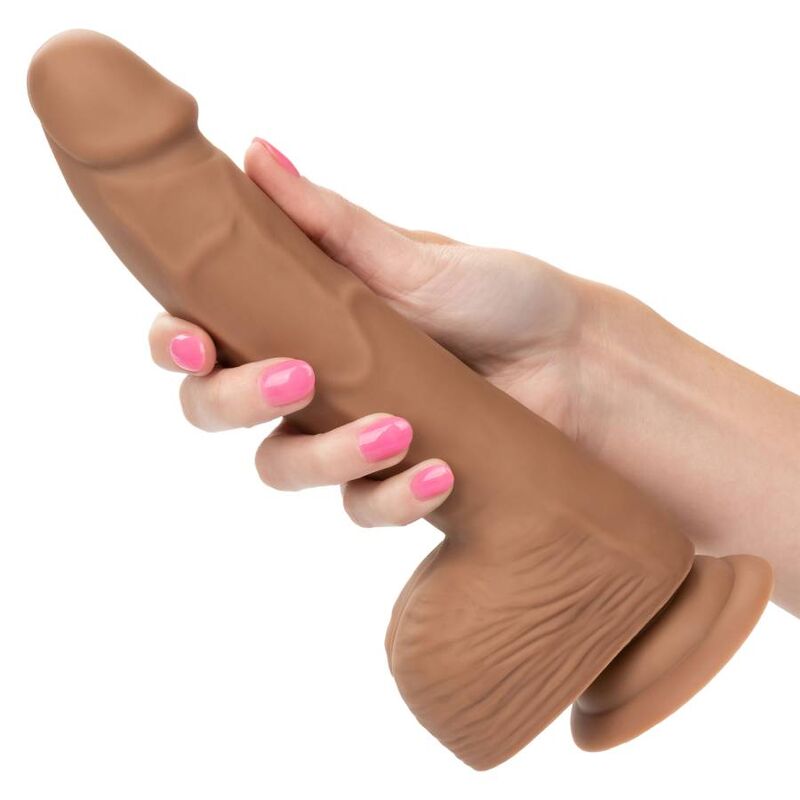 DILDO IN SILICONE CALIFORNIA EXOTICS - 20,32 CM MARRONE