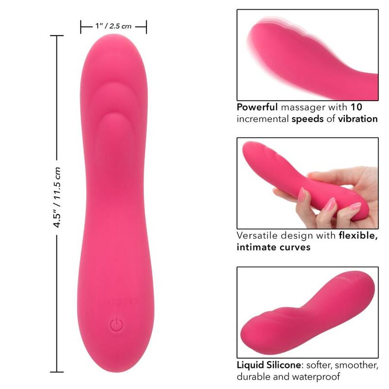 VIBRATORE 10 FUNZIONI CALIFORNIA EXOTICS PIXIES RIPPLE ROSA