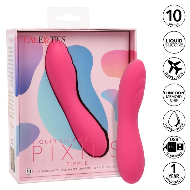 VIBRATORE 10 FUNZIONI CALIFORNIA EXOTICS PIXIES RIPPLE ROSA