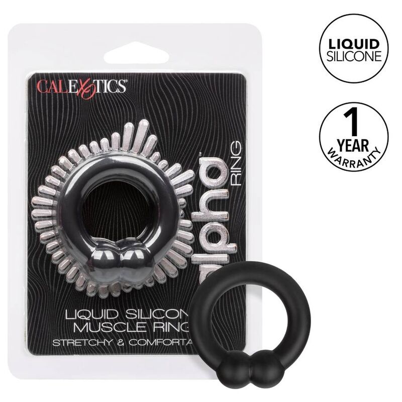 ANELLO PER IL PENE CALIFORNIA EXOTICS ALPHA MUSCLE - NERO