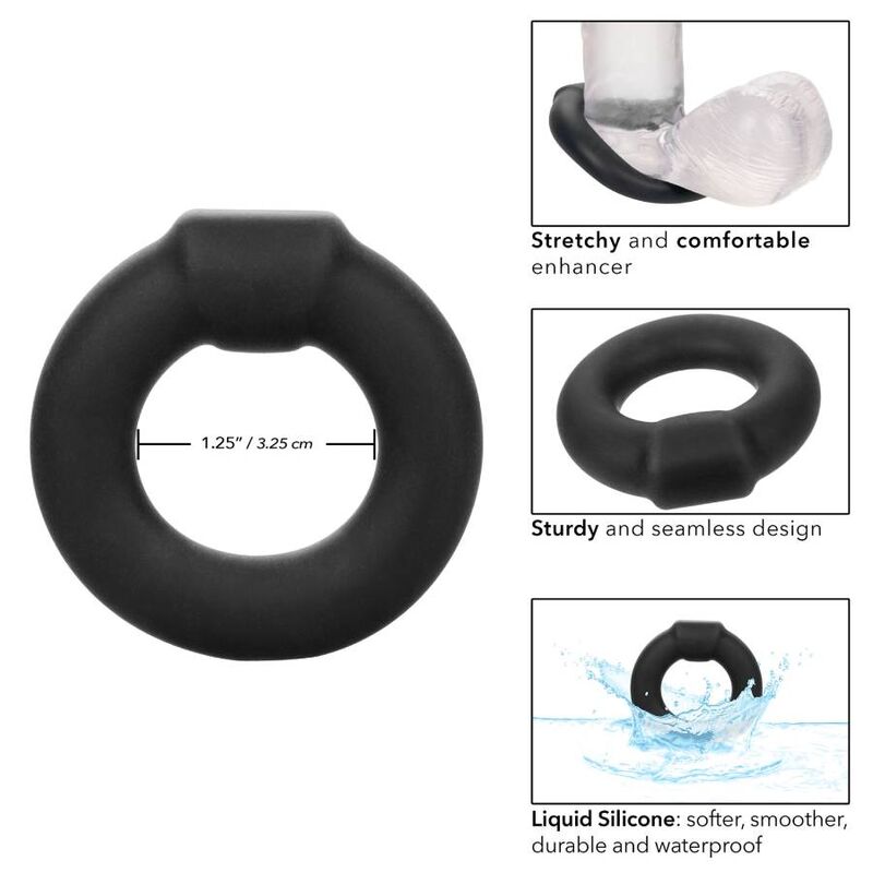 ANELLO PER IL PENE CALIFORNIA EXOTICS ALPHA OPTIMUM - NERO