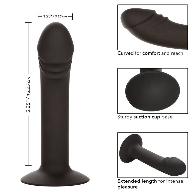 PLUG ANALE IN SILICONE CALIFORNIA EXOTICS STUD CURVO